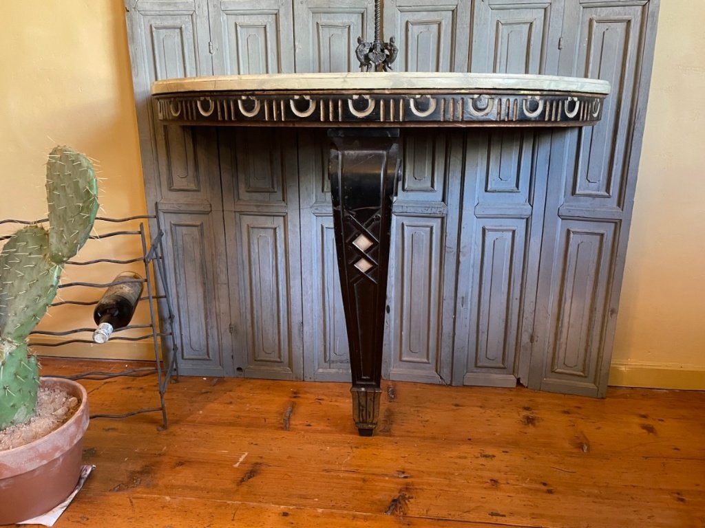 Fraaie Side Table Halve Maan Tafel Wandtafel Wand Console, Ophalen