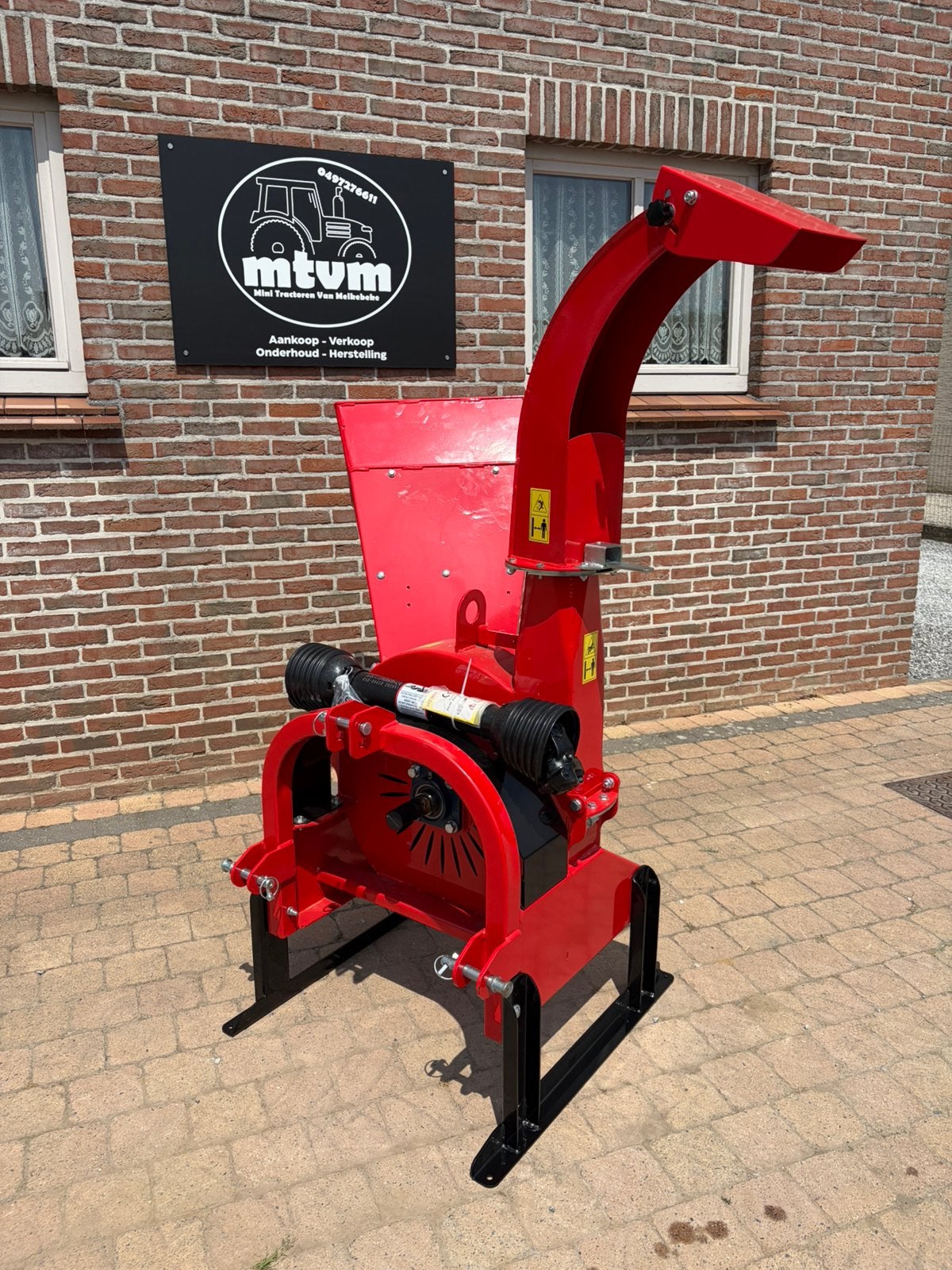 Nieuwe houthakselaar versnipperaar voor minitractor tot 10cm, Tuin en Terras, Ophalen of Verzenden, Zo goed als nieuw