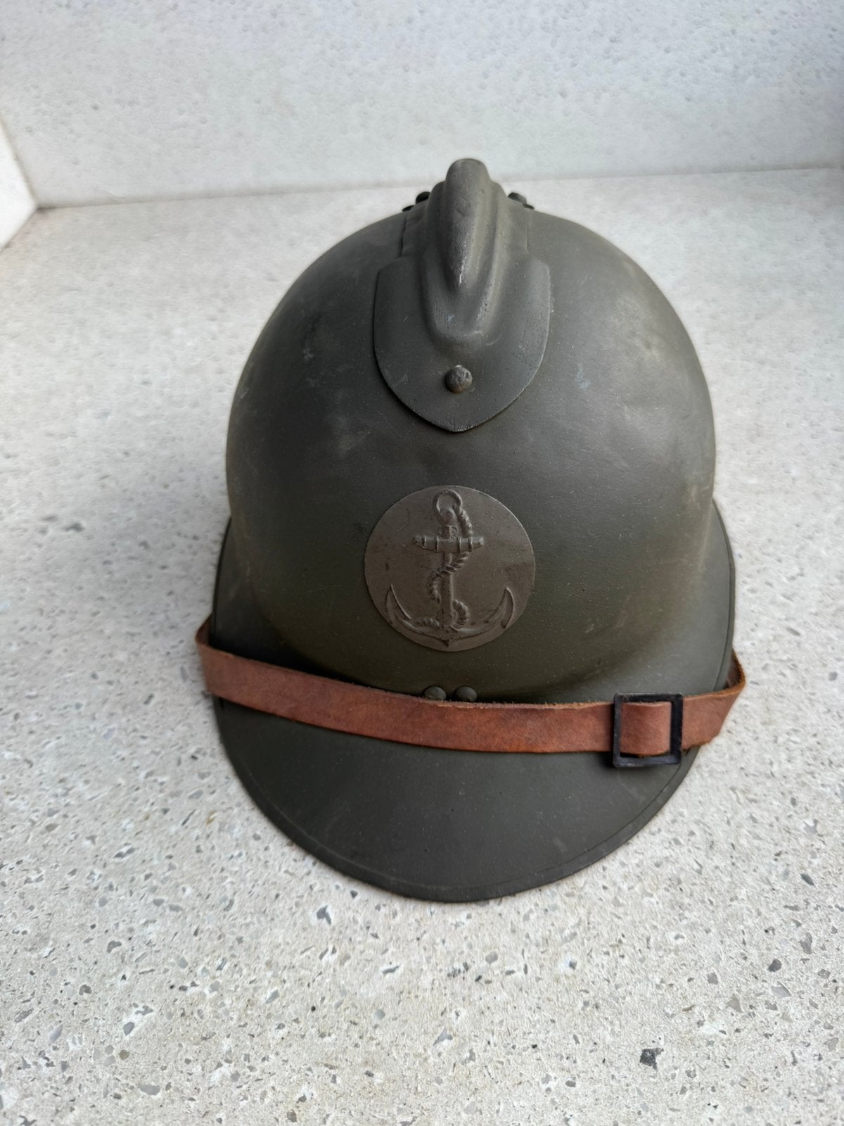 Casque de marine Adrian Français, Enlèvement ou Envoi, Marine