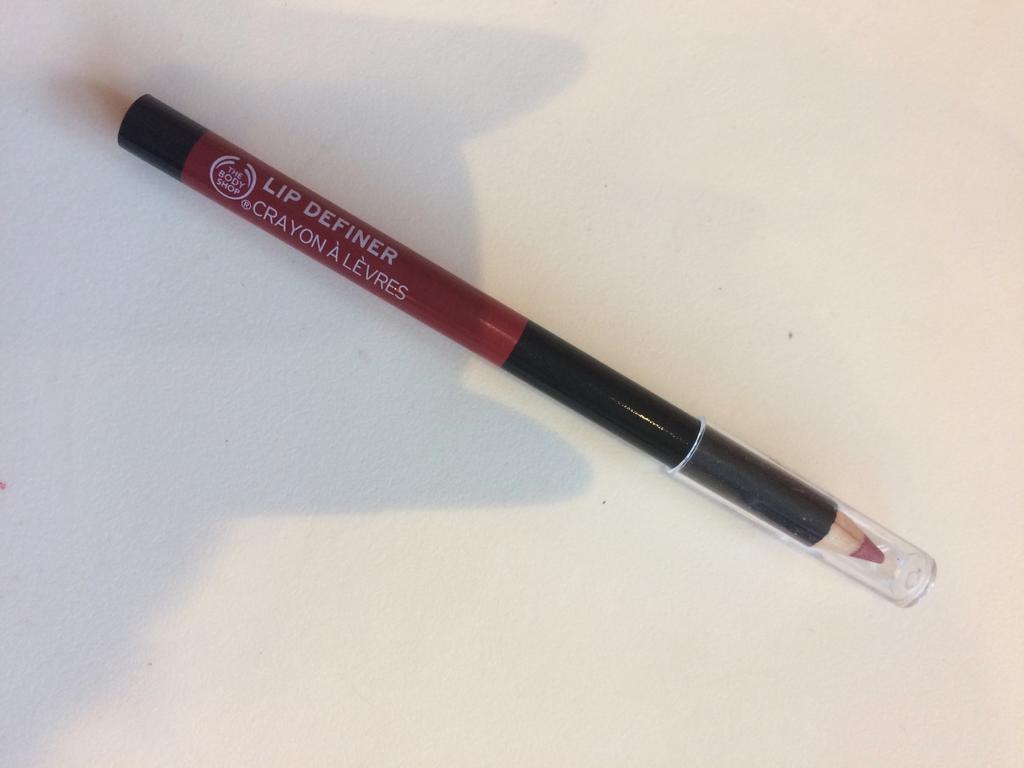 Crayon à lèvres rouge The Body Shop, Ophalen of Verzenden, Zo goed als nieuw, Rood, Lippen