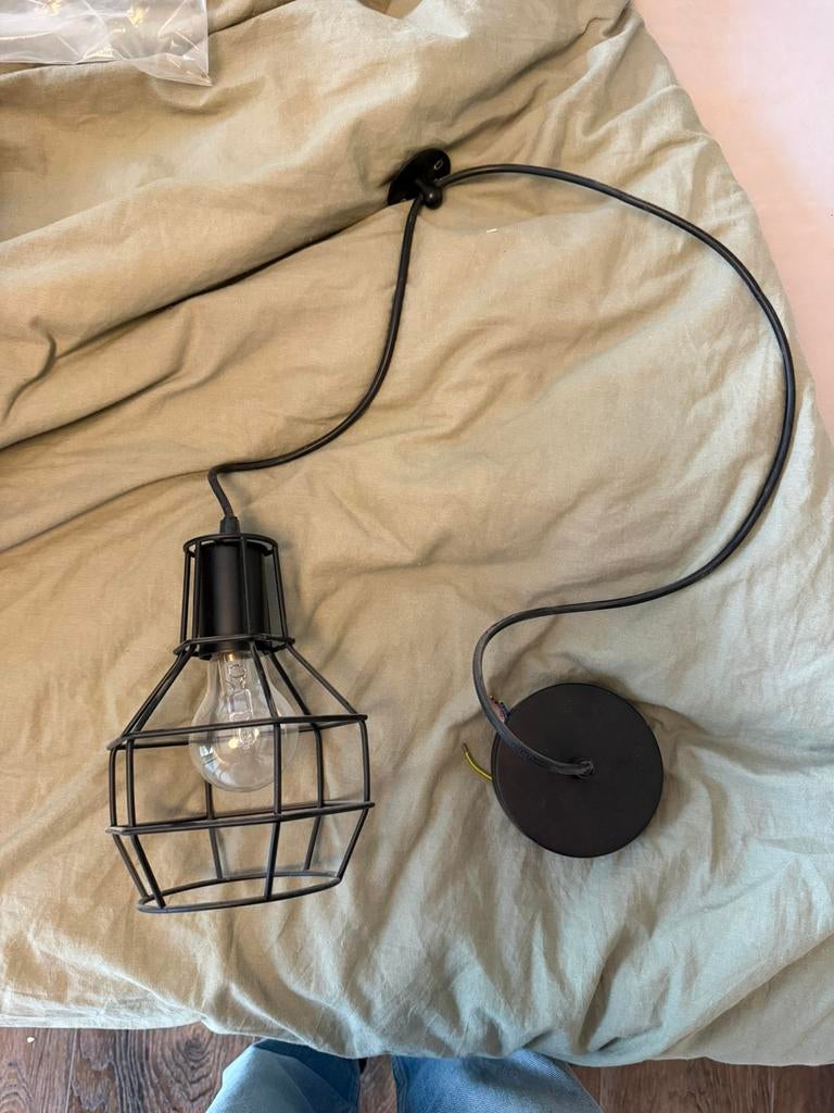 Zwarte hanglamp, Ophalen, Zo goed als nieuw