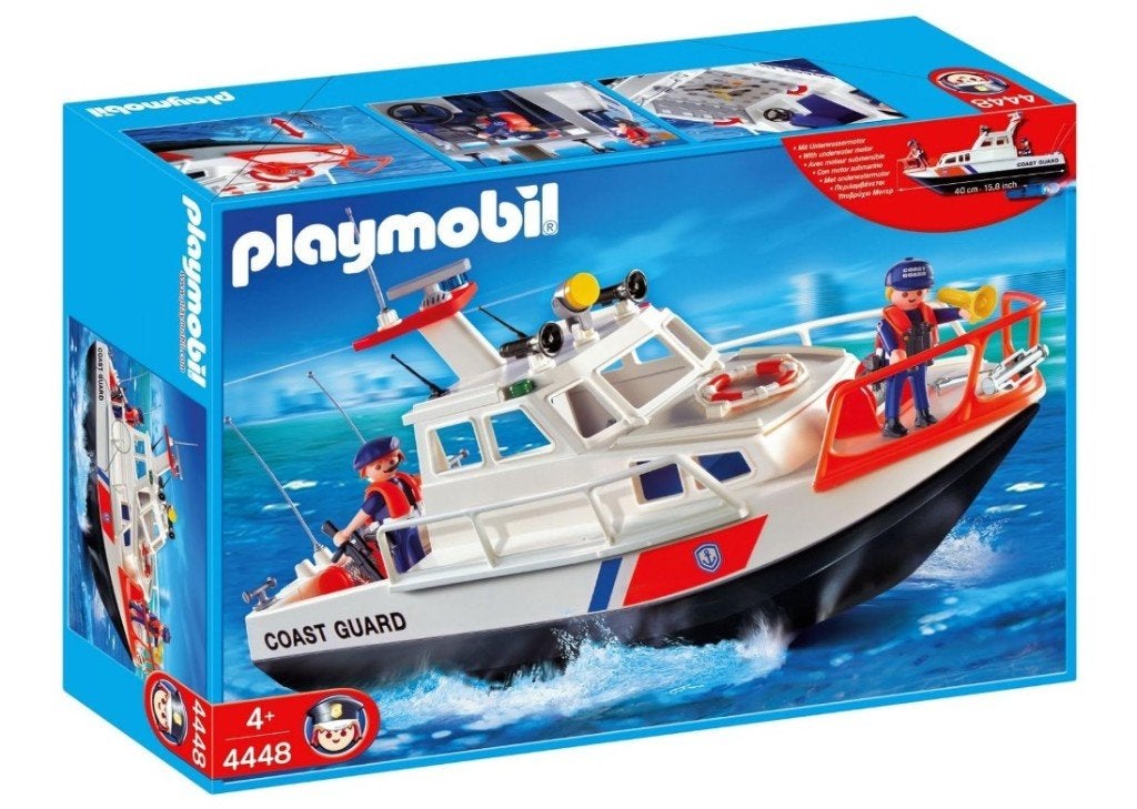 Playmobil boot - Kustwacht - 4448 - met motor, Enlèvement ou Envoi, Neuf