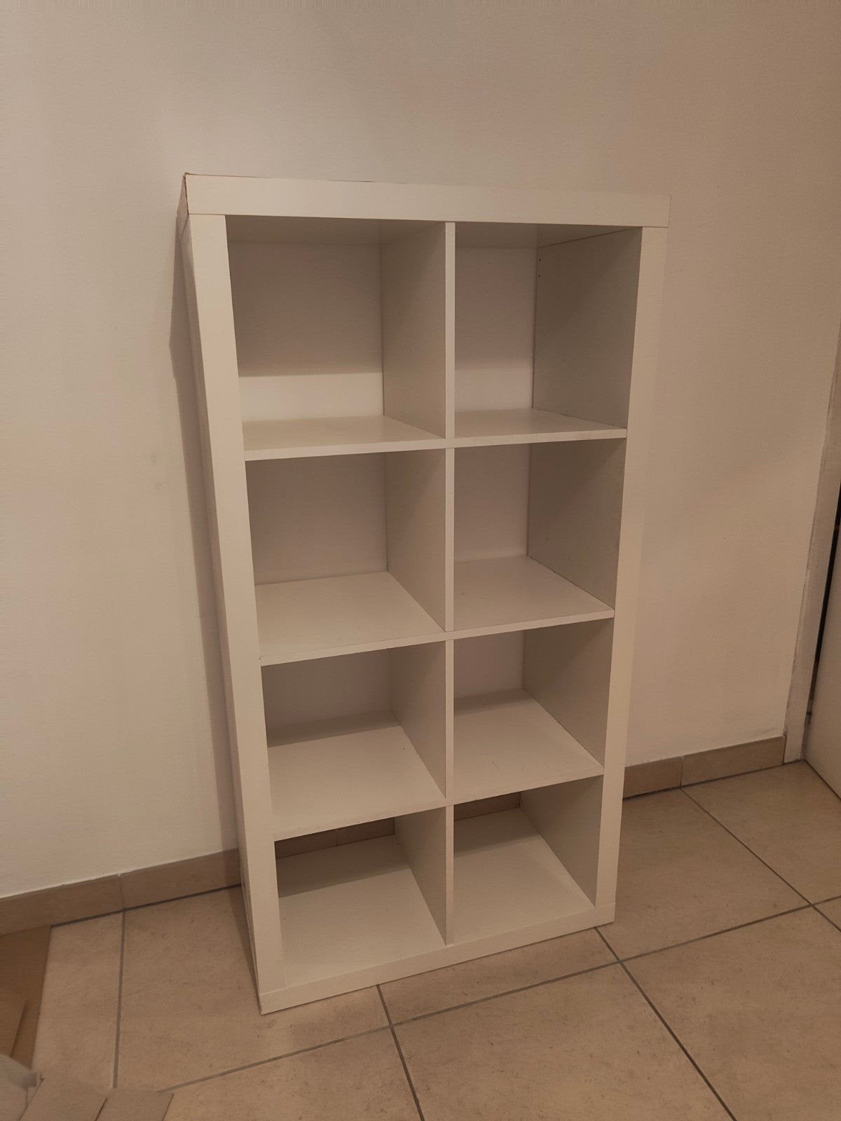 KALLAX witte plank, Ophalen, Met plank(en), Gebruikt, 100 tot 150 cm