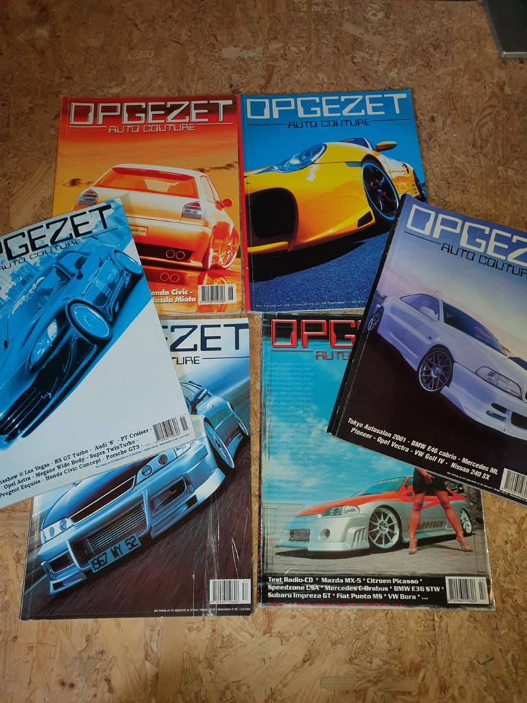 6x opgezet tuning tijdschriften 00s, Enlèvement