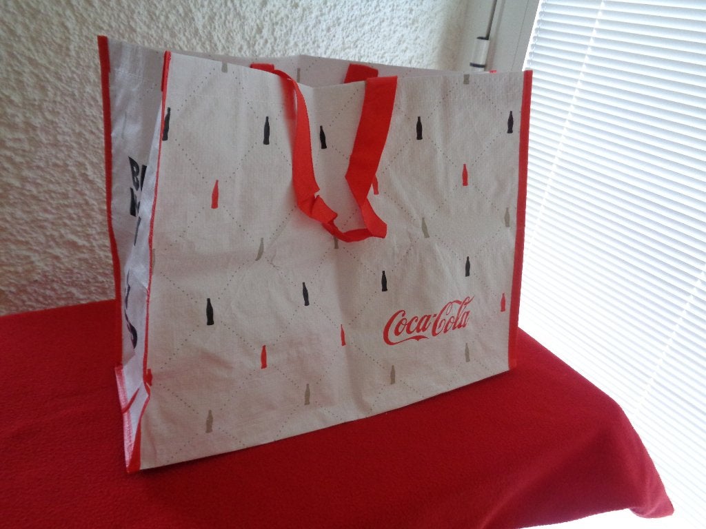 Sac provision plastifié Coca Cola, Neuf., Envoi, Neuf, Emballage