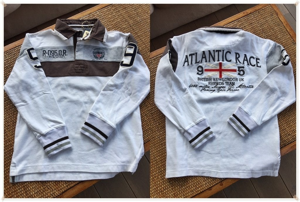 RIVER WOODS – POLO RUGBY LONGUES MANCHES NEUF – T. : 10A, Kinderen en Baby's, Kinderkleding | Maat 140, River Woods, Trui of Vest