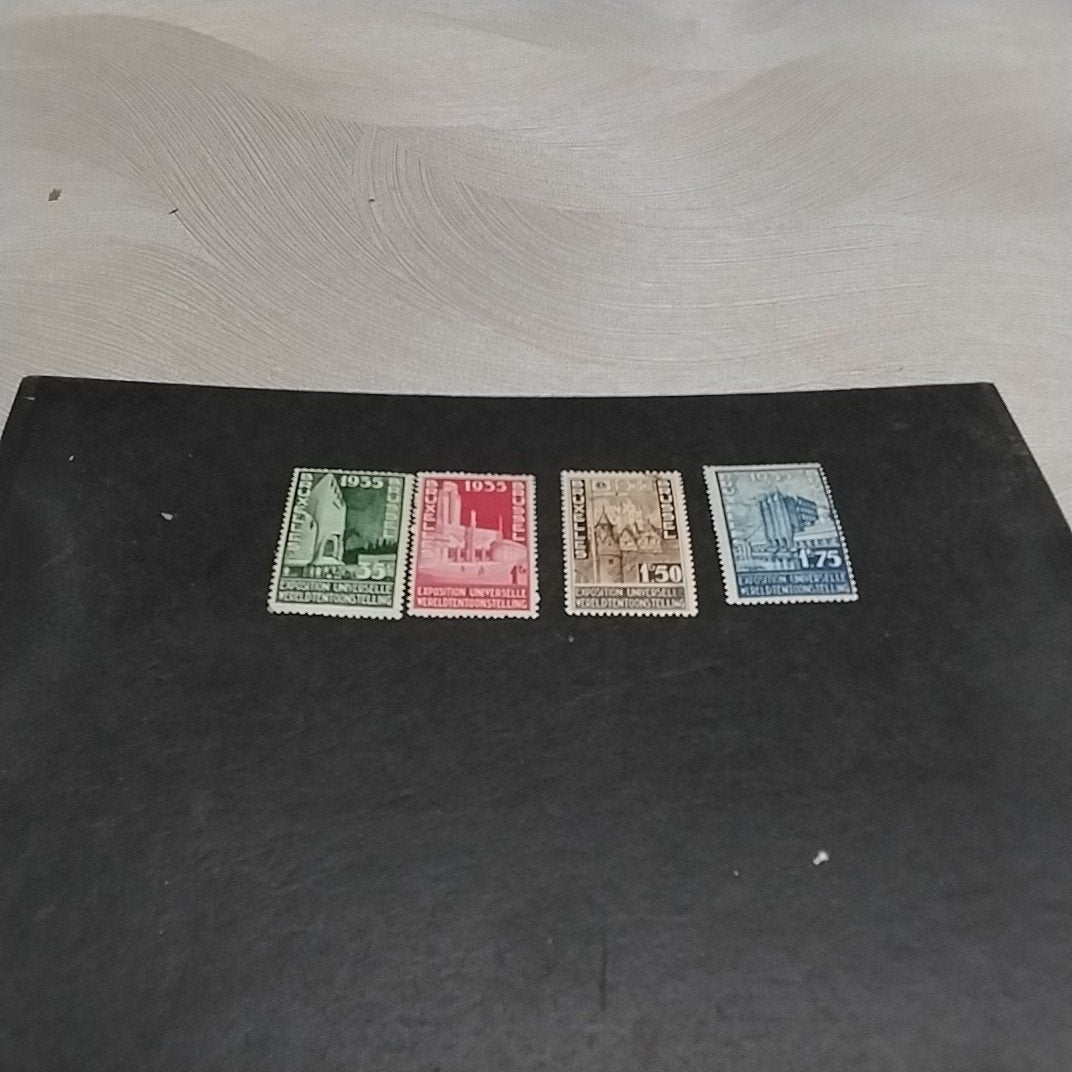 BELGIE 386/389 scharnier met cote 14,00 €, Ophalen of Verzenden