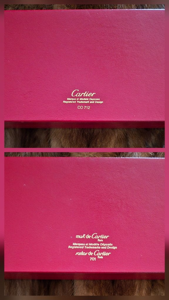 2 Prachtige vintage Cartier brillendoos model 701,co712, Enlèvement ou Envoi, Comme neuf, Autres couleurs, Autres marques
