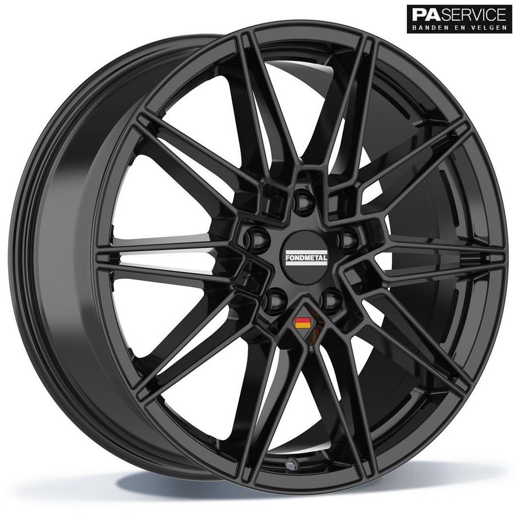Nw 20 inch Gloss Black Fondmetal Breedset voor BMW 3 G20 G21, Auto-onderdelen, Banden en Velgen, Velg(en), -, -, Nieuw