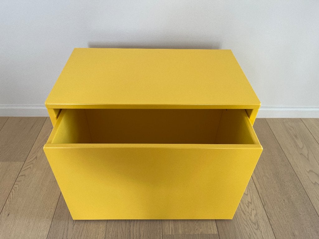 Opbergbankje/nachtkastje, Kinderen en Baby's, Ophalen, Gebruikt, Overige merken, Geel