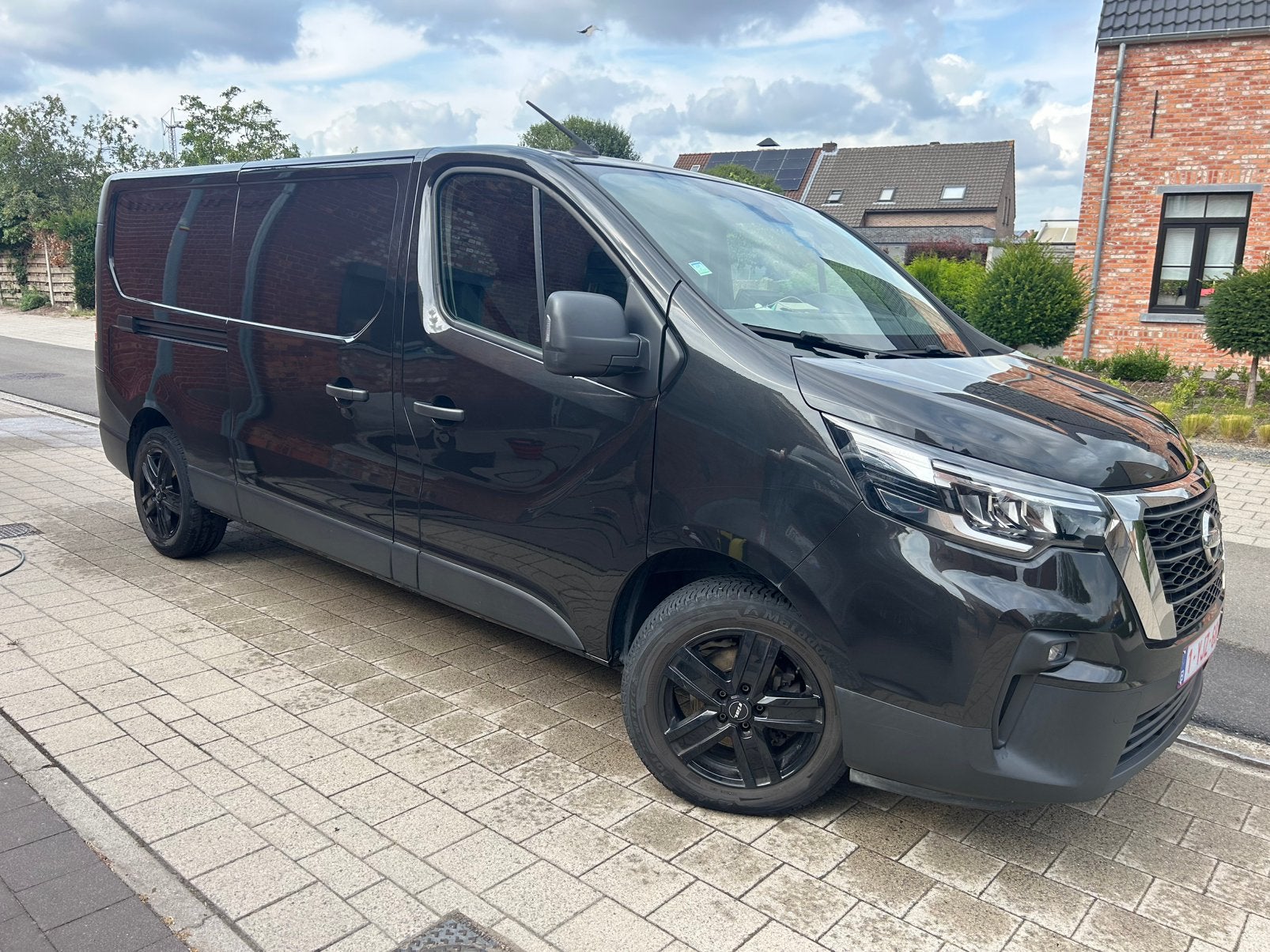 Nissan Primastar, 4 deurs, Stof, Parkeersensor, Zwart