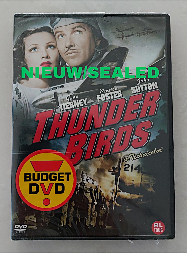 SPLINTERNIEUW IN FOLIE: thunder Birds ZELDZAAM(Oorlogsfilm, Cd's en Dvd's, Dvd's | Actie, Ophalen of Verzenden, Nieuw in verpakking
