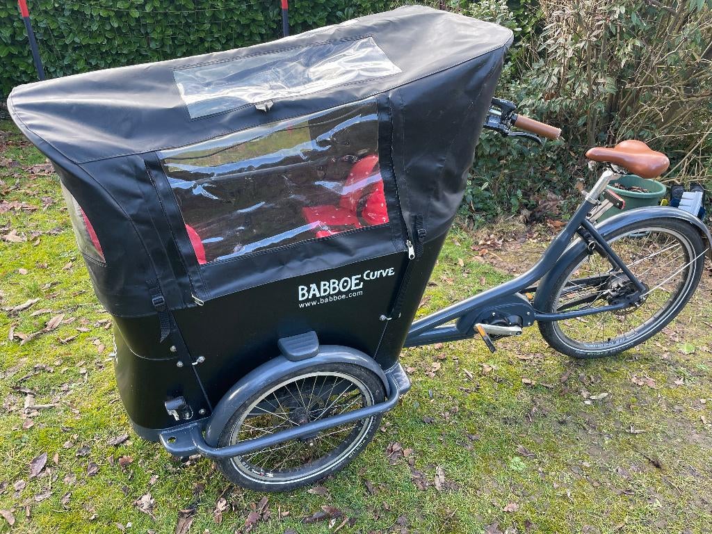Babboe Curve Mountain 2021 (3900 km), 4 kinderen of meer, Huif, Zo goed als nieuw, Ophalen