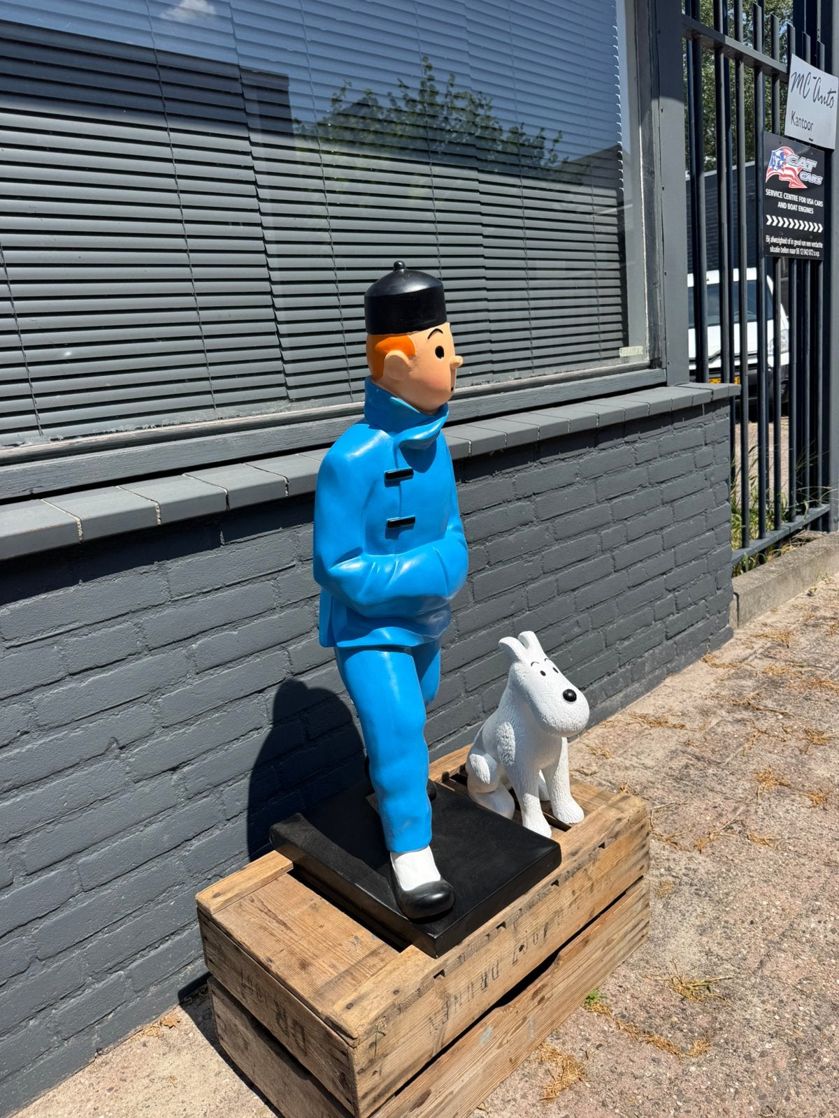 Statue décorative Tintin Lotus bleu, Enlèvement, Utilisé, Humain