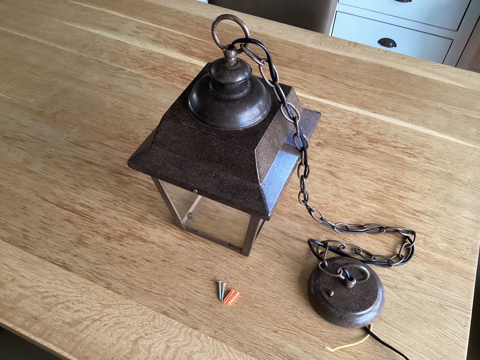 Loberon hanglamp Haironville, Huis en Inrichting, Ophalen, Zo goed als nieuw, Glas