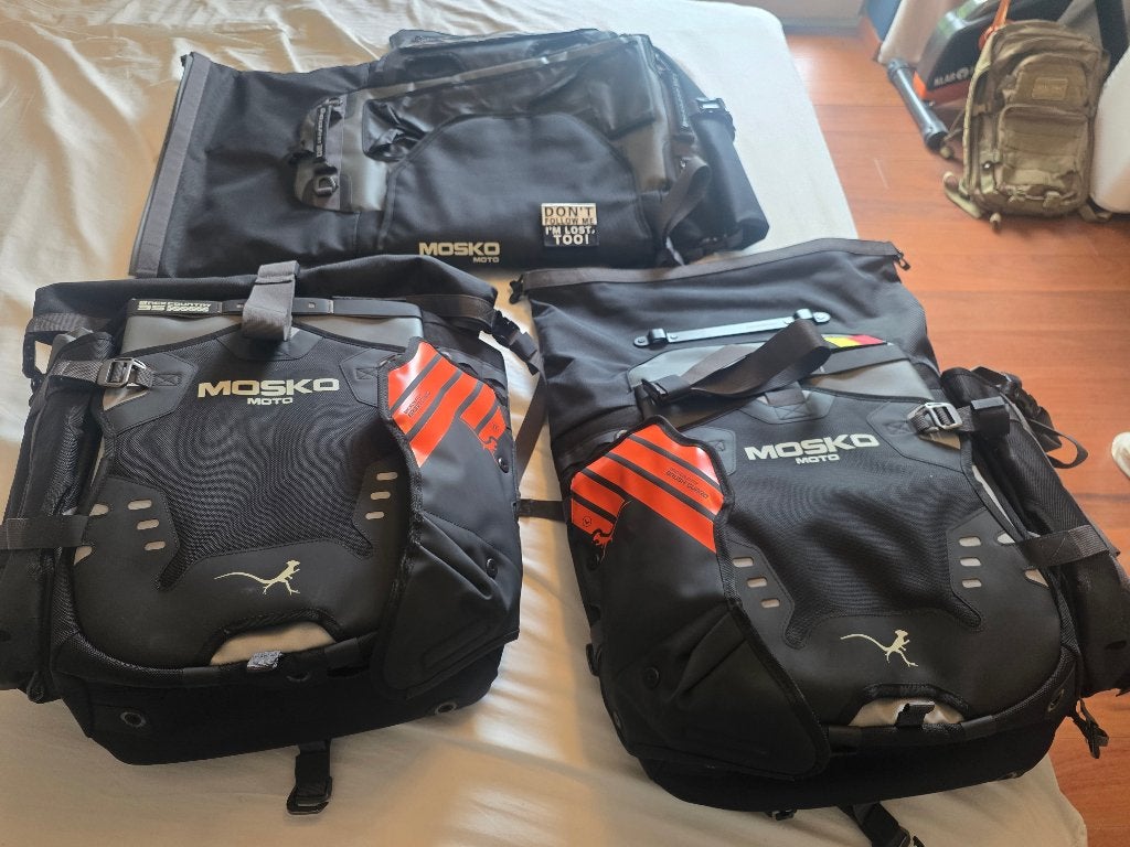 Ensemble Valises et Sac de Selle Mosko Moto, Motoren, Ophalen, Nieuw