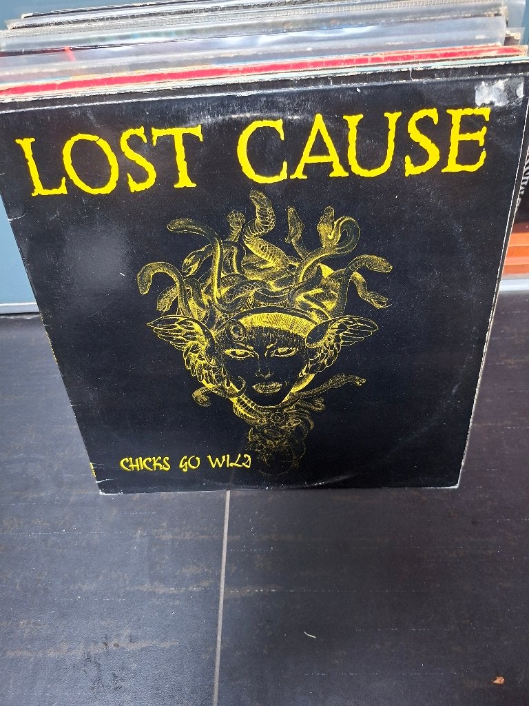 lp - lost cause - chicks go wild - vak 9, Enlèvement ou Envoi, Utilisé, Hardcore, Pochette photo