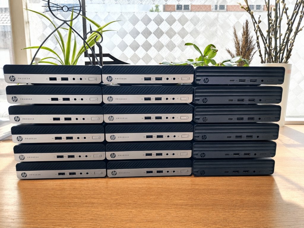 Lot HP Mini PC's ProDesk/EliteDesk Geen Opslag, Enlèvement ou Envoi, 8 GB, Reconditionné, 4 Ghz ou plus