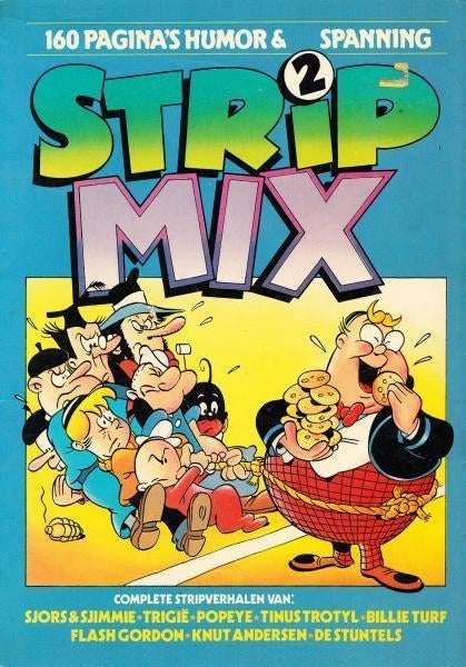 Stripboek " Strip Mix " deel 2, Livres, BD, Utilisé, Plusieurs BD, Enlèvement ou Envoi