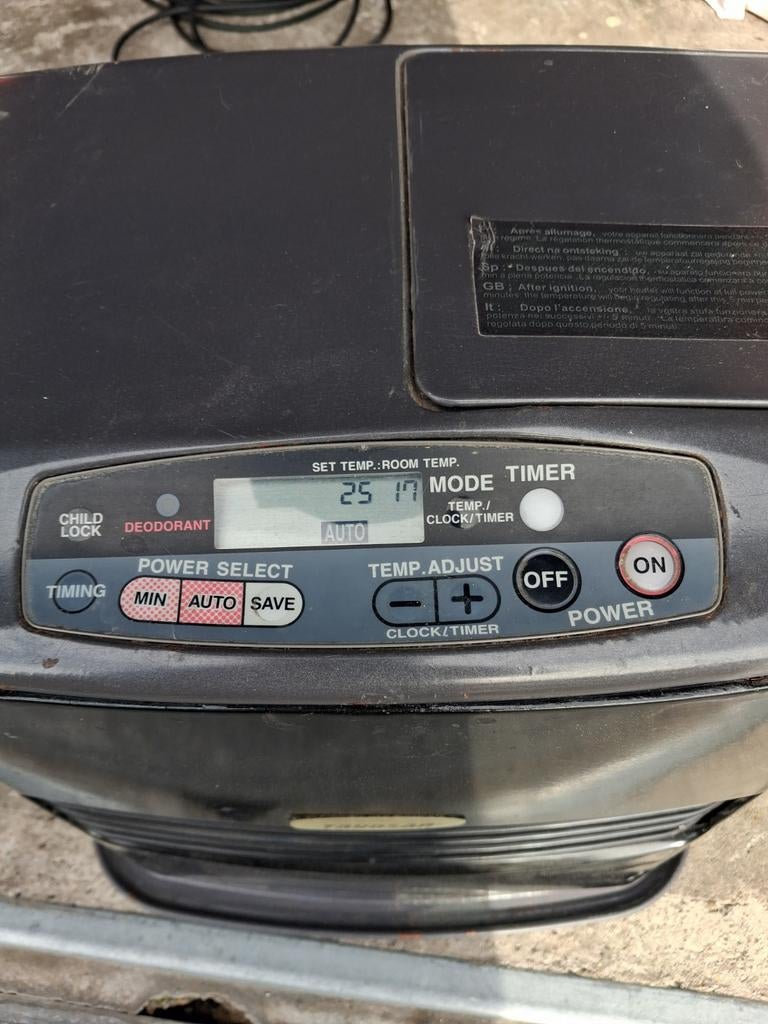 Petroleumkachel, Elektronische apparatuur, Ophalen