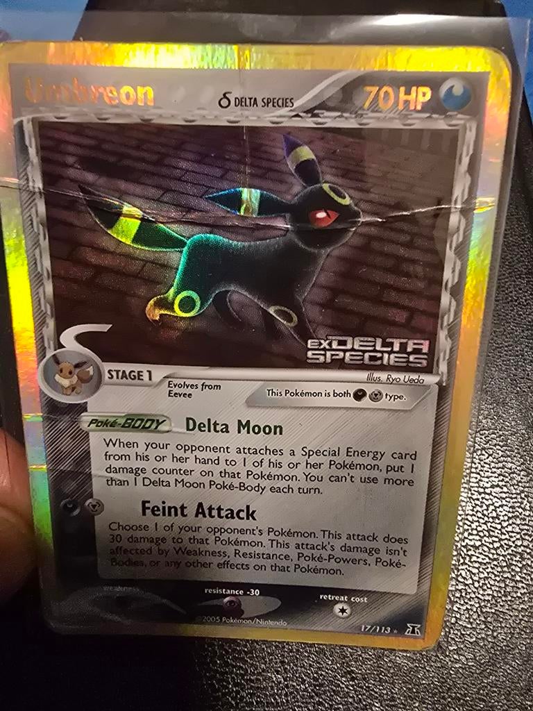 Umbreon (17/113) uit de EX Delta Species set, 2005, Ophalen