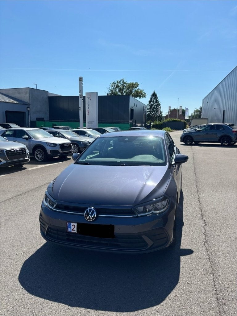 VW Polo 1.0 TSI Life OPF DSG Life, Camera, PDC V+A, Climatro, Stof, Euro 6, 1210 kg, Zwart