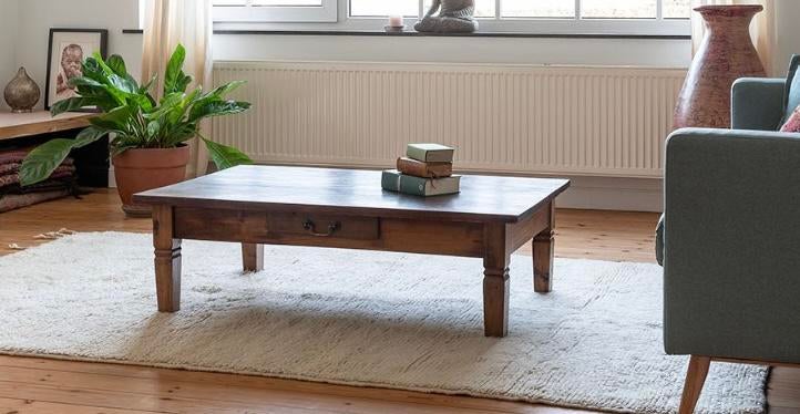 Salon tafel, Tuin en Terras, Tuinsets en Loungesets, Ophalen, Gebruikt, Hardhout