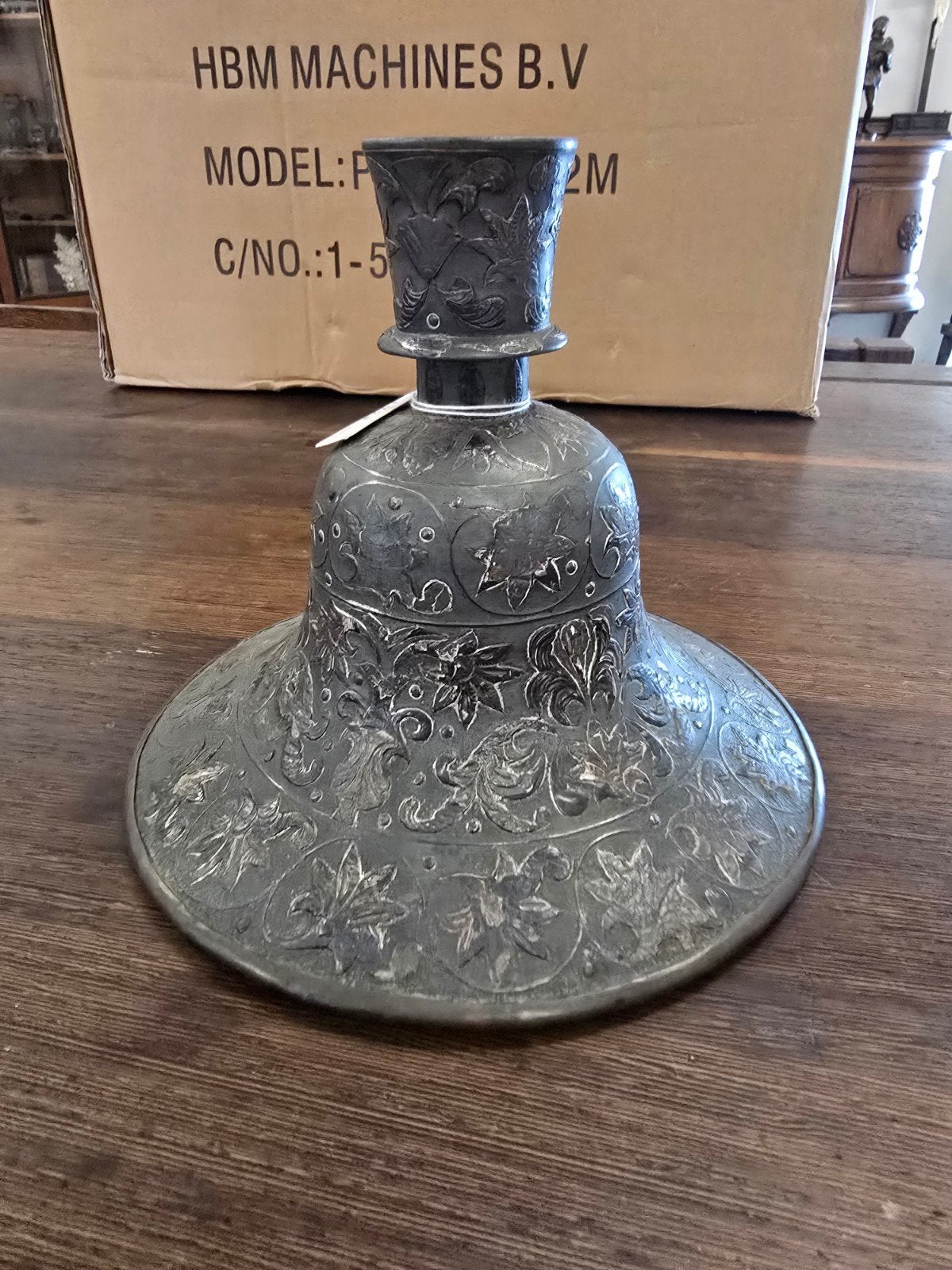 pipe à eau antique persane/marqueterie d'argent, Enlèvement ou Envoi, Argent