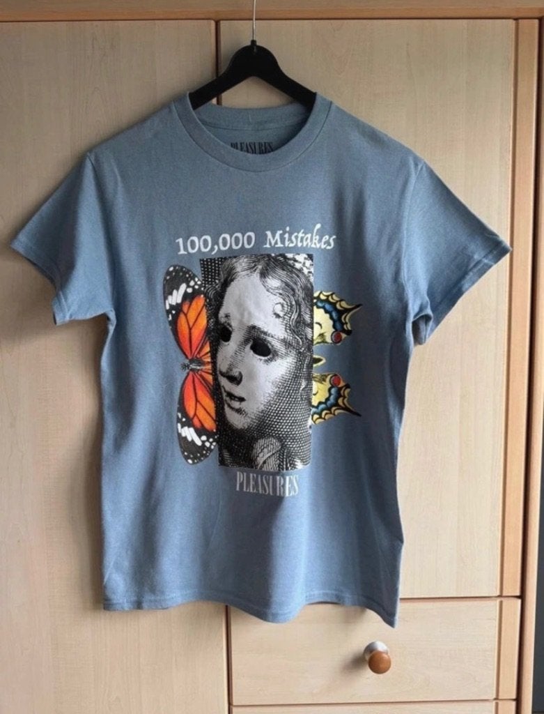 T shirt Pleasures s, Kleding | Heren, Blauw, Nieuw, Ophalen of Verzenden, Pleasures
