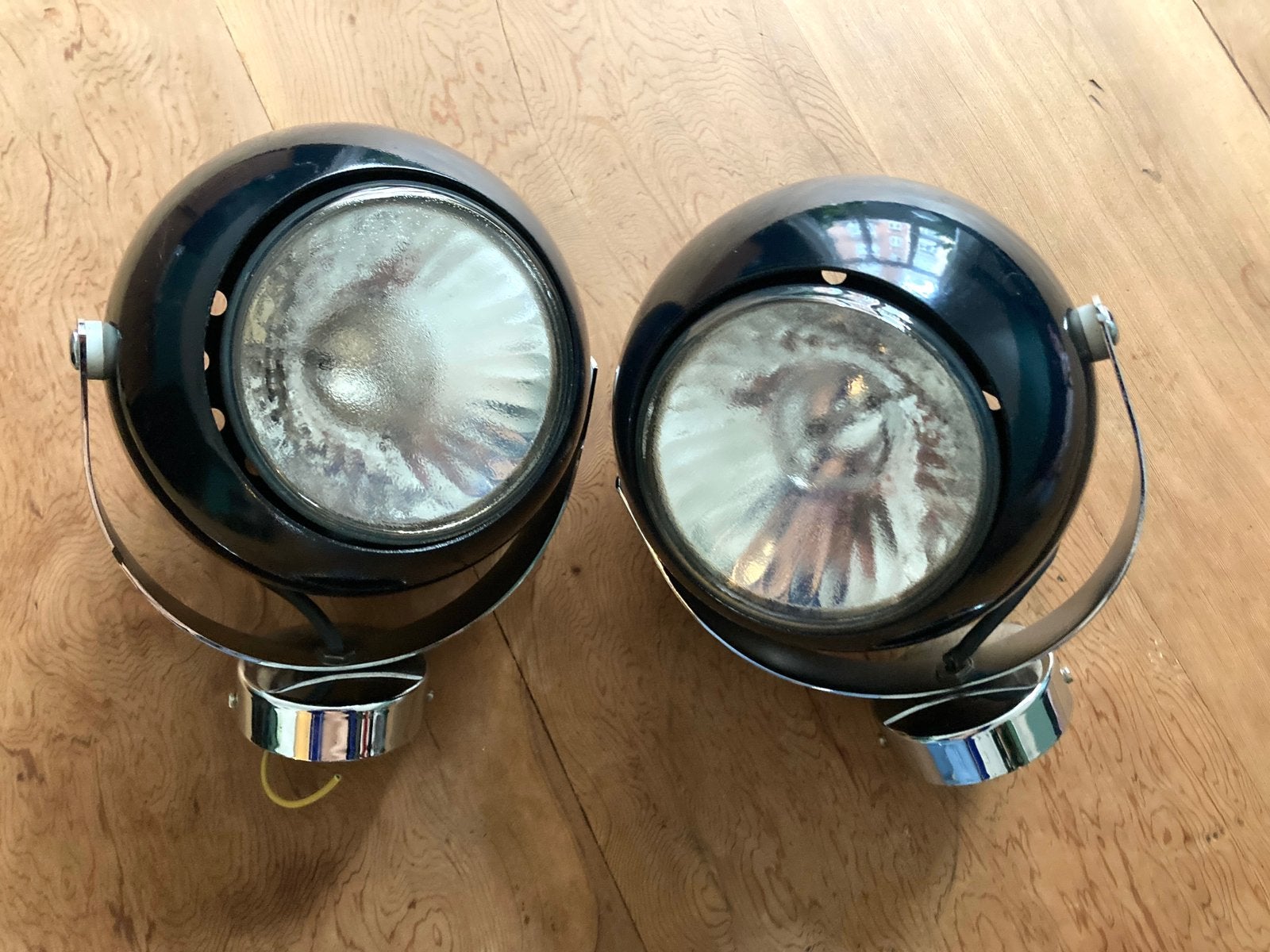 Wandlampen uit het ruimtetijdperk, Ophalen of Verzenden, Gebruikt, Glas