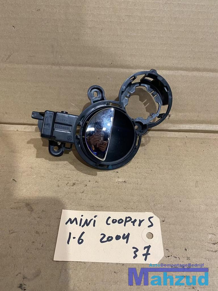 MINI COOPER links deurgreep deurklink chrome 2001-2006, Auto-onderdelen, Carrosserie, Mini, Gebruikt