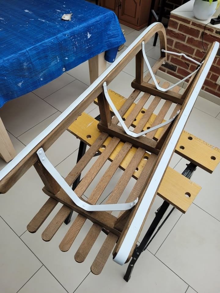 Luge, Enlèvement, Utilisé, Bois