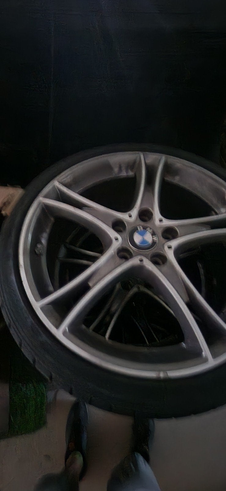 BMW velgen met zomerbanden, Ophalen, 18 inch, Band(en), Zomerbanden