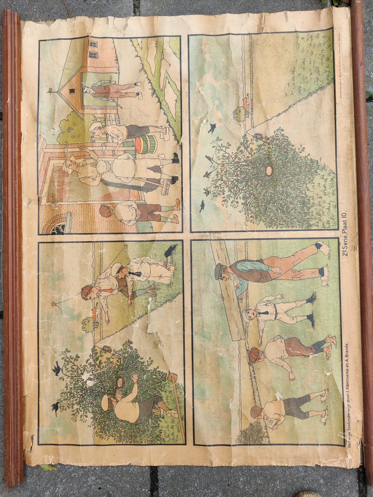 Carte de l'ancienne école (vers 1910), Envoi