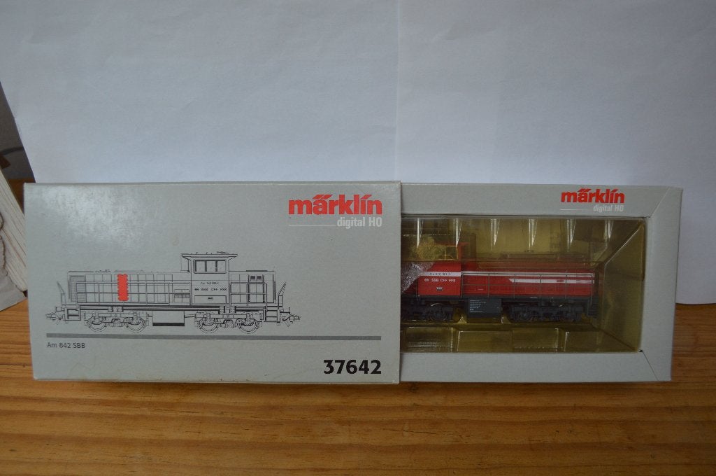 Märklin 37642 : Nouveau diesel de manœuvre numérique des CFF, Neuf, Enlèvement ou Envoi, Courant alternatif, Märklin