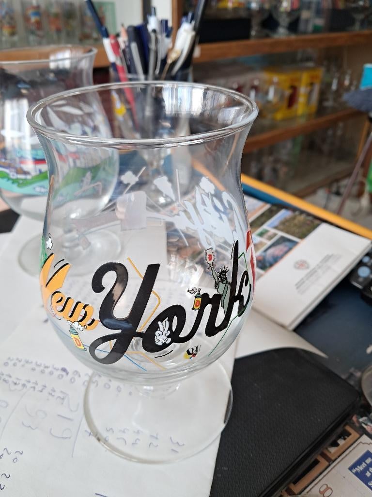 Duvel glas New York, Ophalen of Verzenden, Nieuw