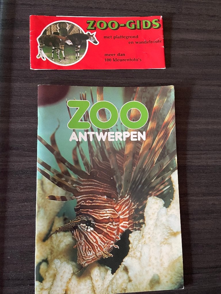 vintage souvenirgids&plattegrond Zoo Antwerpen, Verzamelen, Verzenden