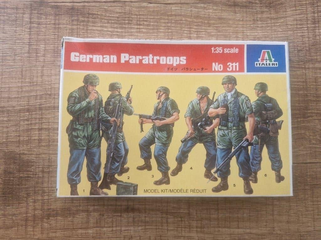 Italeri 1/35 German Paratroops, Enlèvement ou Envoi, Neuf, 1:35 à 1:50, Personnage ou Figurines
