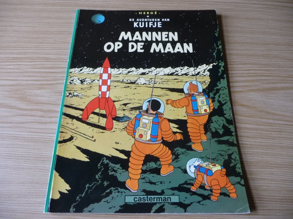 Kuifje - 17. Mannen op de maan 1987 - € 3, Boeken, Eén stripboek, Ophalen of Verzenden, Zo goed als nieuw, Hergé