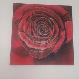 PEINTURE SUR TOILE, Antiquités & Art, Enlèvement, Autres techniques, Fleurs