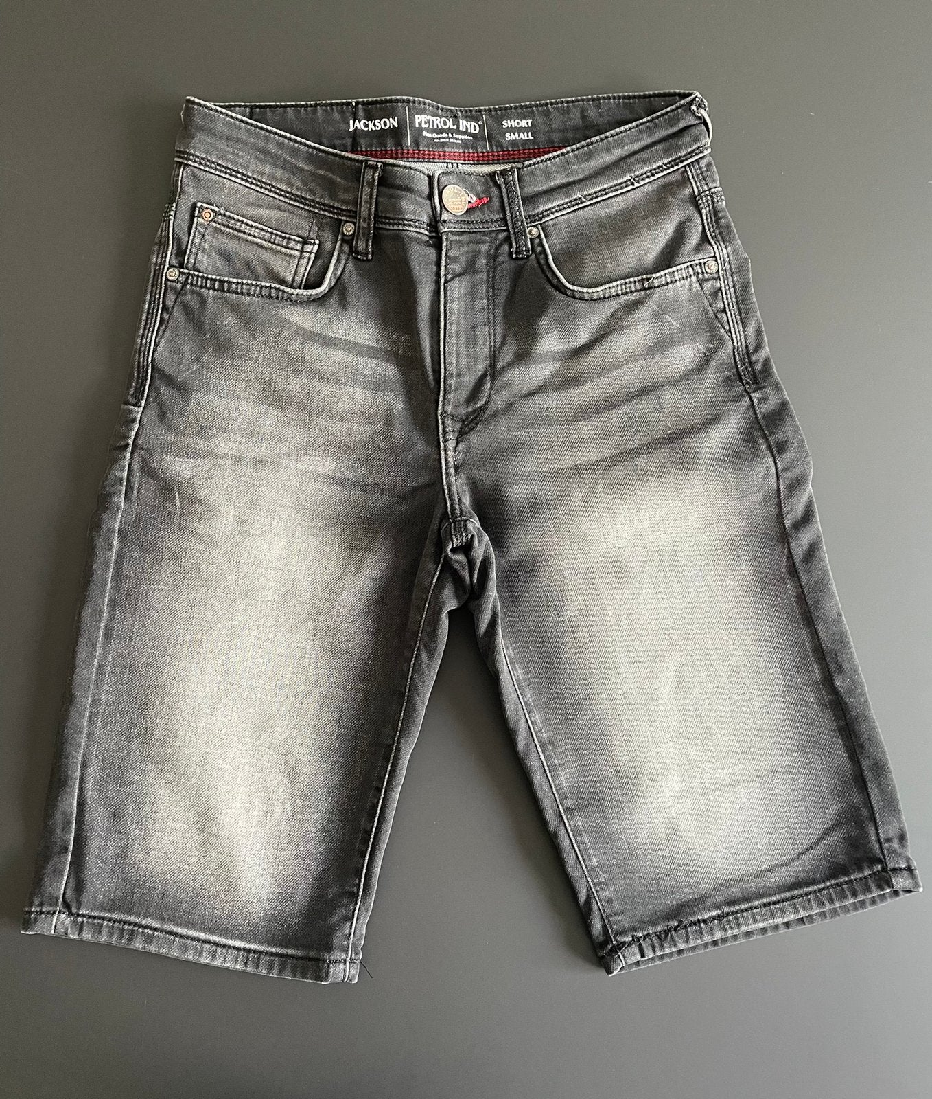 Jeans short heren Petrol Ind zwart maat S, Kleding | Heren, Ophalen of Verzenden, Zo goed als nieuw, Zwart