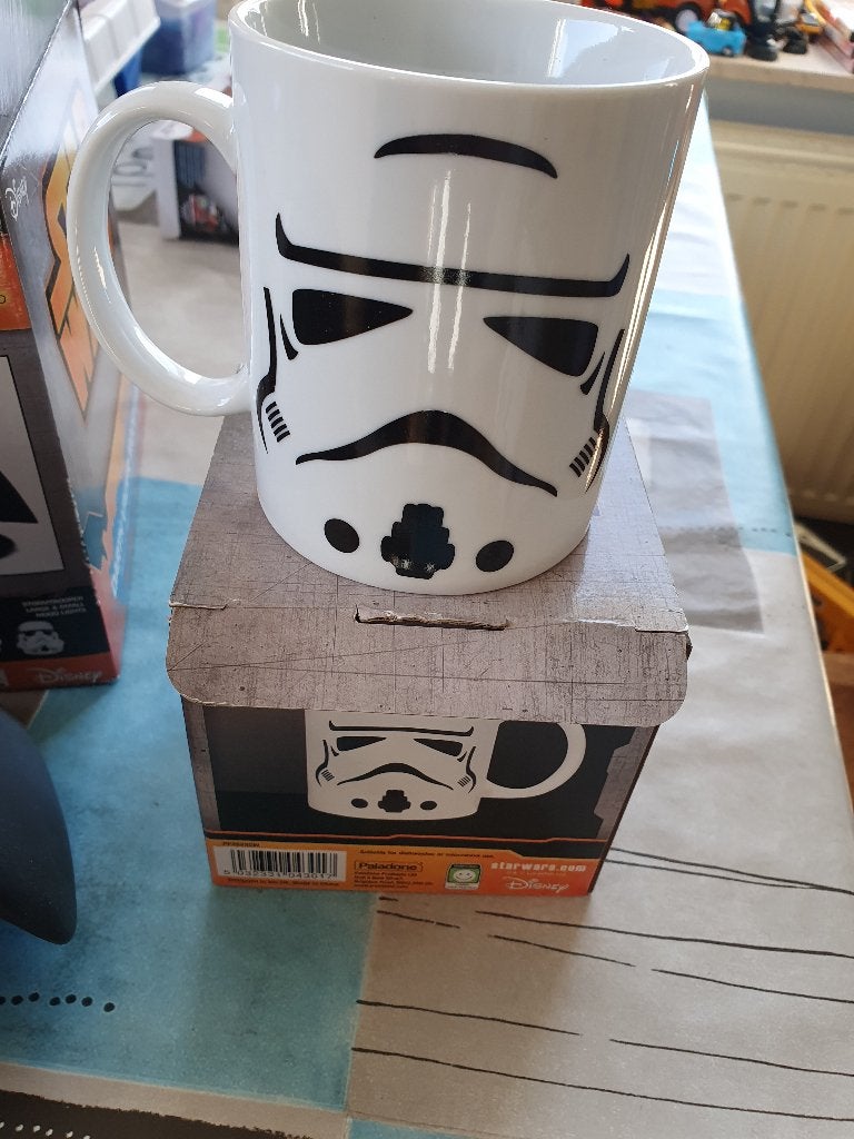 Star Wars mok en nachtlampje, Ophalen of Verzenden, Zo goed als nieuw, Gebruiksvoorwerp