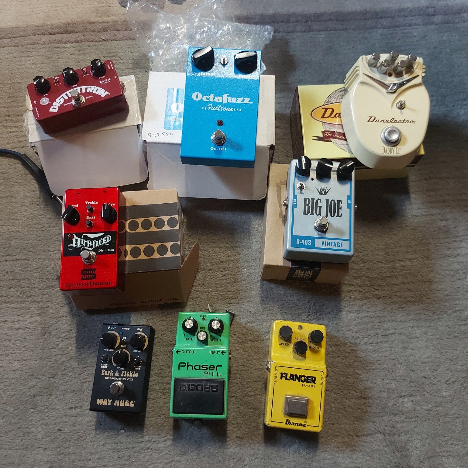effets boss, zvex, fulltone, ibanez, SD, Way Huge, Musique & Instruments, Enlèvement ou Envoi, Utilisé