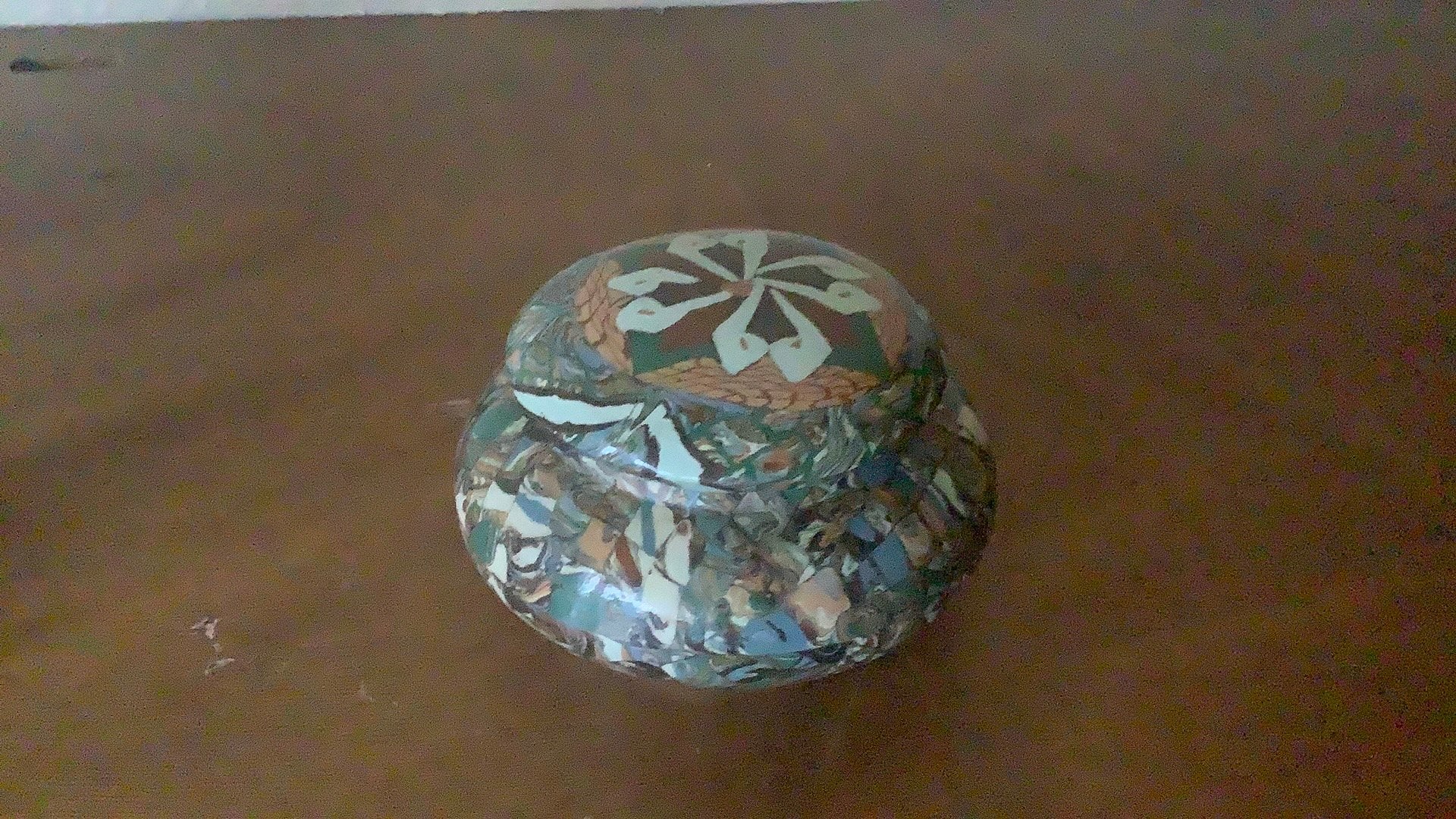 Handgemaakt keramiek potje, Antiek en Kunst, Ophalen
