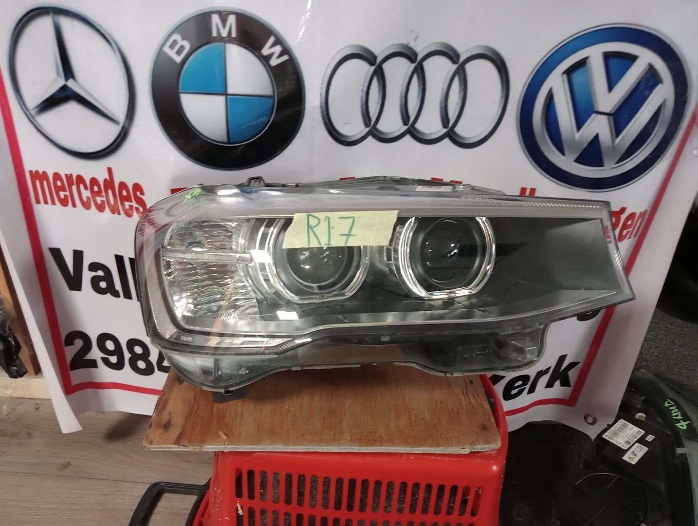 Koplamp BMW X3 F25 X4 F26 LCI Xenon LED Rechts 7400018-04, -, Utilisé, -, Enlèvement ou Envoi