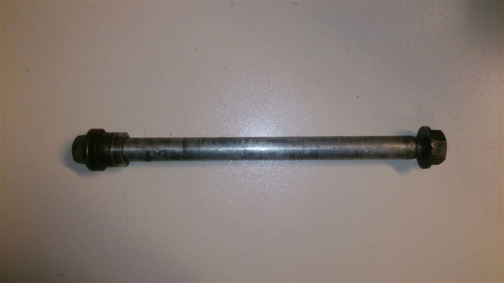Kawasaki Z250 achteras Z250A Z250B wielas velgas rear axle, Ophalen of Verzenden, Gebruikt