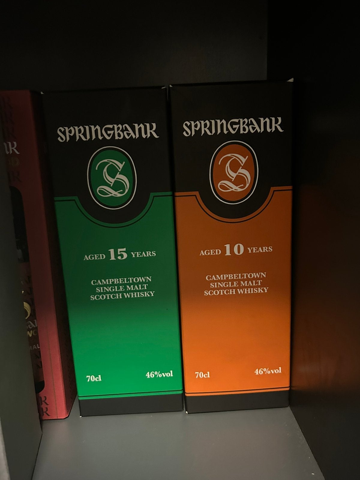 Whisky Springbank 15Y en 10Y set, Verzamelen, Ophalen of Verzenden