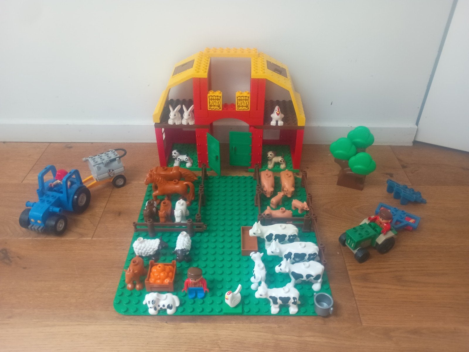 Duplo boerderij met bouwplaat en extra veel boerderij Dieren, Kinderen en Baby's, Ophalen