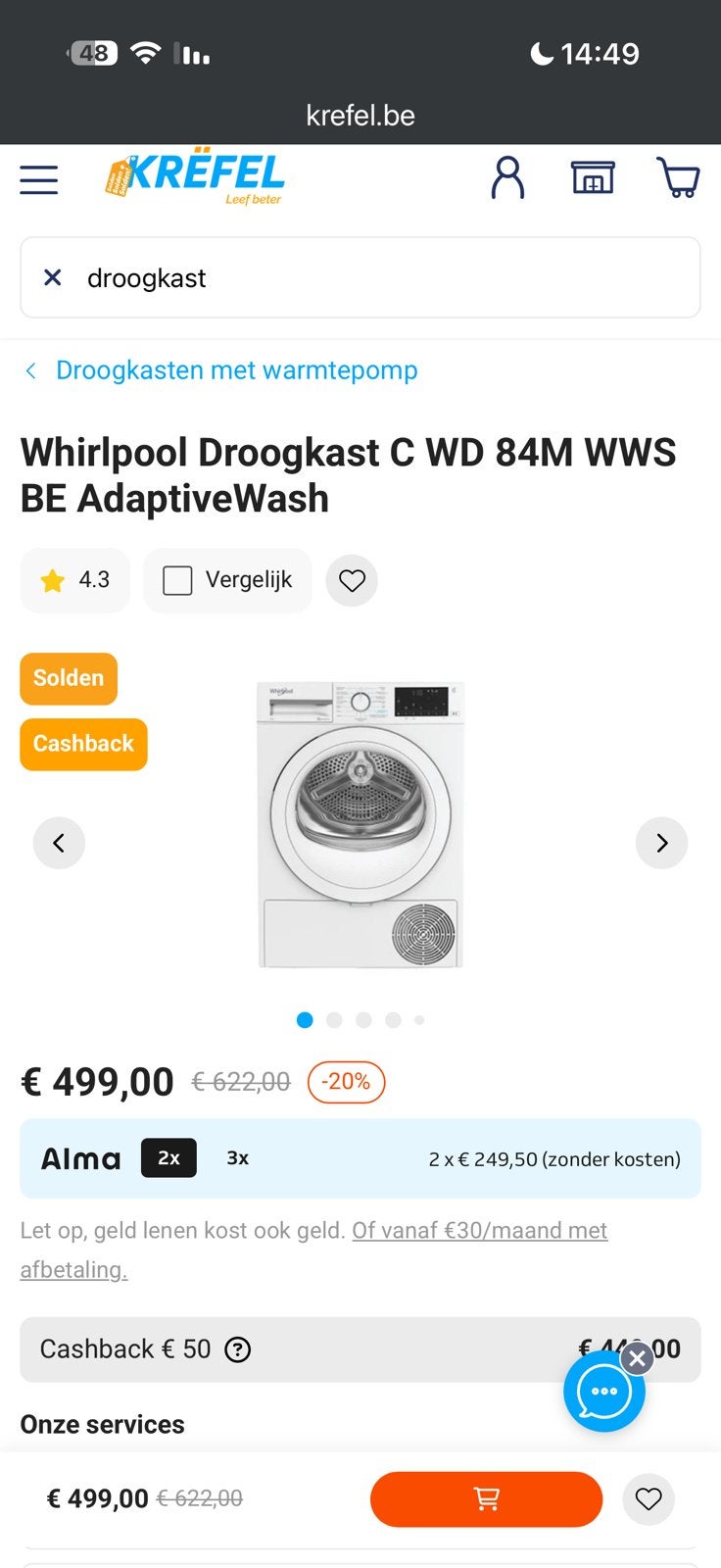 Armoire de séchage, 6 à 8 kg, Enlèvement, Neuf