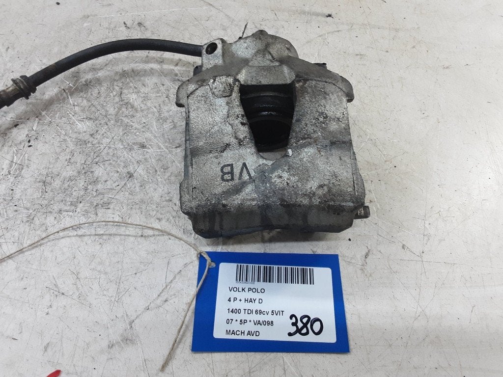 ETRIER DE FREIN AVANT DROIT Volkswagen Polo IV (9N1 / 2/3), Autos : Pièces & Accessoires, Volkswagen, Mevr. I. Hauben, Utilisé